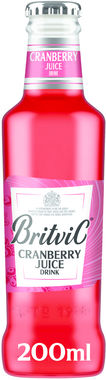 BRITVIC CRANBERRY JUICE 200X24