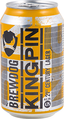 Brewdog Kingpin Lager, Can 330 ml x 24