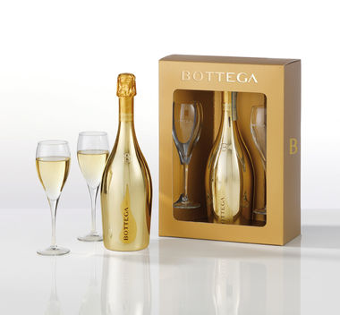 Bottega Rarity Pack Gold + 2 Venue Glasses