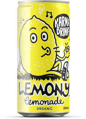 Karma Lemony Organic Lemonade CAN 250 ml x 24