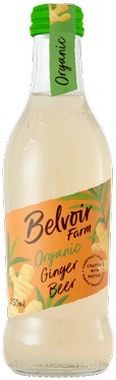 Belvoir Fruit Farms Organic Ginger Beer, NRB 250 ml x 12