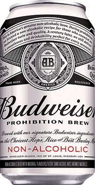 Budweiser Prohibition Brew Non-Alcoholic, Can 330 ml x 24