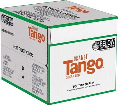 Tango Orange Sugar Free Bag in Box 7 lt x 1