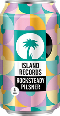 Island Records Rocksteady Pilsner, Can 300 ml x 24