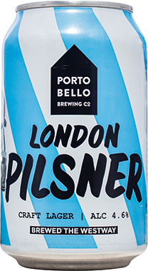 Portobello London Pilsner, Can 330 ml x 24