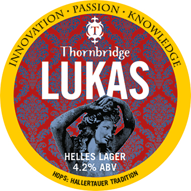 Thornbridge Lukas Helles Lager, Keg 30 lt x 1
