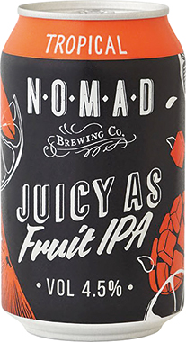 NOMAD Juicy As Fruit IPA, Can 330 ml x 24