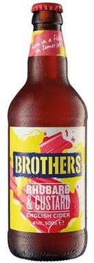 Brothers Rhubarb & Custard Premium Cider 500 ml x 12