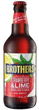 Brothers Strawberry & Lime Premium Cider 500 ml x 12