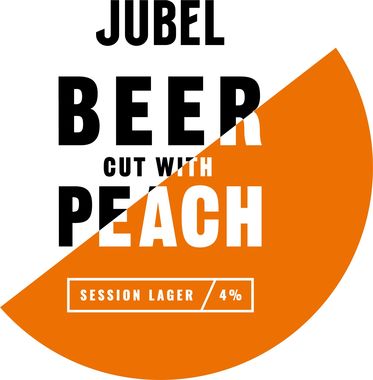 Jubel Alpine Beer cut with Peach, Keg 30 lt x 1