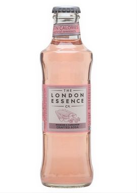 London Essence Rhubarb & Cardamom Craft Soda, NRB 200 ml x 24