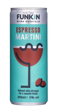 Funkin Espresso Martini Nitro Cocktail Can 200ml