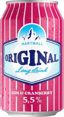 HARTWALL GIN & CRANBRRY 330X24