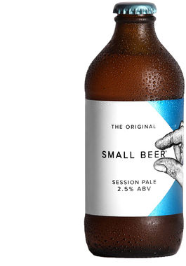 Small Beer Session Pale 2.5% ABV 350ml x 24