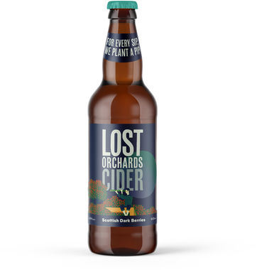 Lost Orchards Cider, Scottish Dark Berries, NRB 500 ml x 12