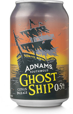 Adnams Ghost Ship 0.5%, Can 330 ml x 24