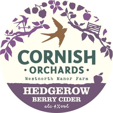 Cornish Orchards Hedgerow Cider, Keg 30 lt x 1