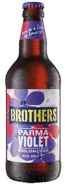 Brothers Parma Violet Premium Cider, NRB 500 ml x 12