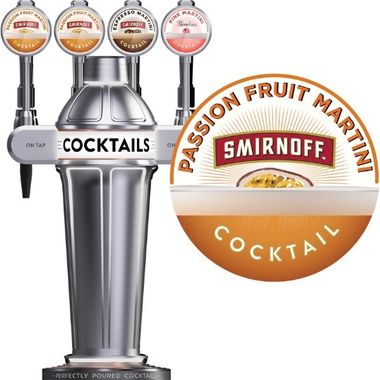 Smirnoff Passion Fruit Martini Draught Cocktail 10ltr BIB 10lt