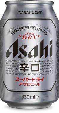 Asahi Super Dry, Can 330 ml x 24