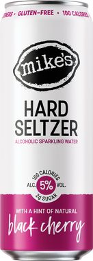 Mike's Hard Seltzer Black Cherry, Can 330 ml x 12