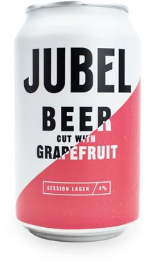 Jubel Beer cut with Grapefruit, Can 330 ml x 12