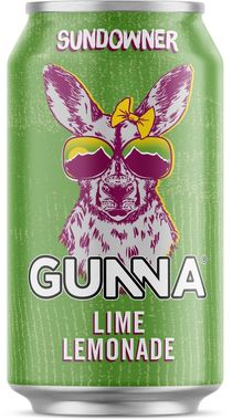 Gunna Sundowner Lime Lemonade, Can 330 ml x 24