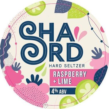 Shard Hard Seltzer Raspberry & Lime, Keg 30 lt x 1