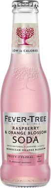 Fever Tree Raspberry & Orange Blossom Soda 200 ml x 24