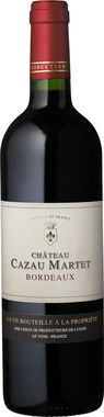 Chateau Cazau Martet Organic Bordeaux Rouge 2020