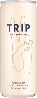 TRIP PEACH&GING CBD CAN 250X24
