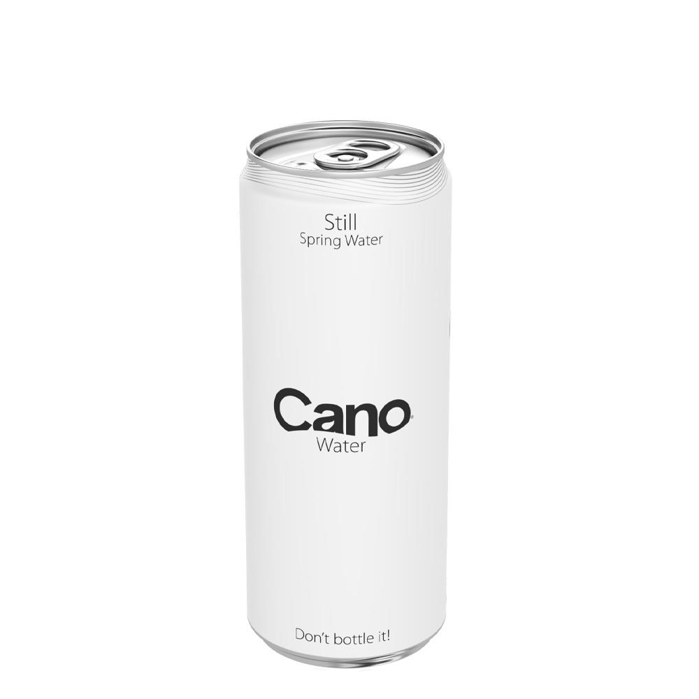 CanO Water Still Natural Spring Water, Resealable Can 330 ml x 24